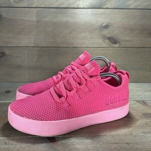 no bull womens size 8.5 shoes pink athletic lifting training sneakers